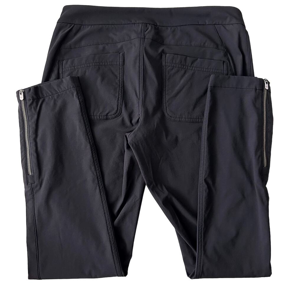 ATHLETA Women's Wander Black Ankle Zip Pant Skinny Size 10 - Picture 3 of 9